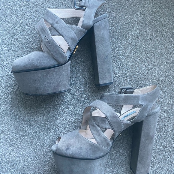 Prada Vintage Wedge Heels - Picture 3 of 5